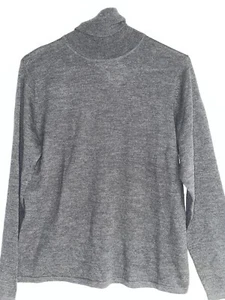Charter Club Luxury Sweater Womens sz M Turtle Neck Pullover Italian Merino Wool - Picture 1 of 7