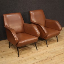 Pair Leather Chairs In Antique Chairs 1900 1950 For Sale