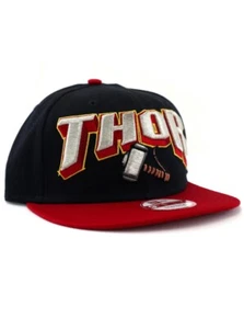 New Era Classic Thor Hammer 9fifty Snapback Hat Adjustable Marvel Comics Heroes - Picture 1 of 7