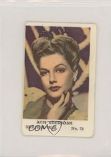 1954 Dutch Gum Serie E Ann Sheridan #73 f5h