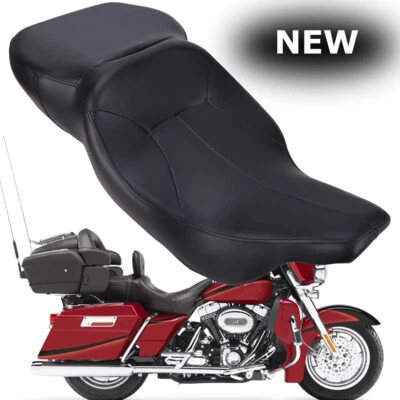 Asiento de pasajero 2-up para Harley Electra Glide FLHT 1997-2007 2004 2005 2006 Foto 1 de 4