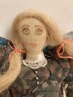 Ooak Artisan Doll, Angel Tapestry Flax Hair, Chris Stevens Artist Signed 1998