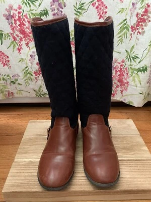 Tommy Hilfiger Niñas Andrea Acolchado Rider Boot talla 3 Foto 1 de 4