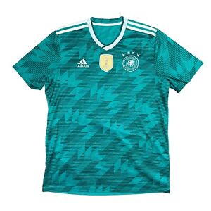 Adidas Germany National Soccer Team World Cup 2018 Green Away Jersey Mens Large