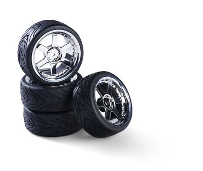 CARSON RADSATZ "6 Sp." CHROM MAßSTAB 1:10 26MM FÜR TAMIYA TT01 TT02 # 500900191 - Bild 1 von 4