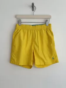 Pantalones cortos de natación Polo Ralph Lauren amarillos pequeños - Imagen 1 de 14