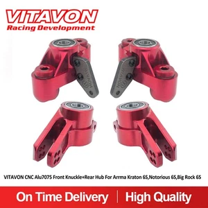 VITAVON CNC Alu7075 Front&Rear Hub For Arrma Kraton Outcast 6S Long Stub Shaft - Picture 1 of 3