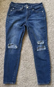 Gap 1969 Curvy True Skinny Jeans Womens Size 30S Stretch Holy Blue Denim - Picture 1 of 9
