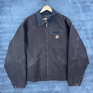 Carhartt J97 DKB Detroit Jacket Size 3XLT Blanket Lined Canvas Work Coat - Picture 1 of 5