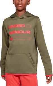 TALLA YXL/TG/EG Under Armour sudadera con capucha polar marca de palabra para niños - Imagen 1 de 6