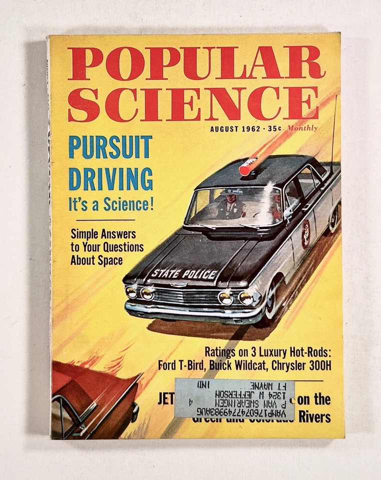 1962 Aug POPULAR SCIENCE Space Questions VENUS PROBE Police Pursuit Driving &c - Image 1 of 4