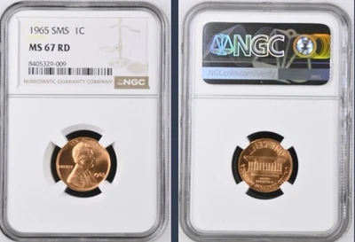 1965 SMS Lincoln Memorial Cent, MS 67 RD - Image 1 of 4