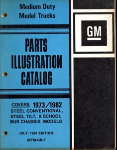 Catálogo de ilustración de piezas GM, 1973/1982 camiones de servicio mediano Descripción: muestra - Imagen 1 de 10