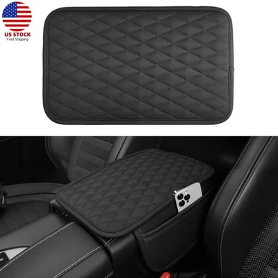 Car Center Console Cover Vehicle Car Armrest Protector Cushion with Storage Bags - Image 1 of 4