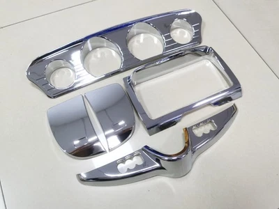 Switch Dash Panel Cover Gauge Stereo Accent Trim For Harley Electra Glide 14-23 - Image 1 of 4