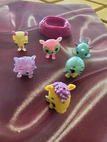 Hatchimals CollEGGtibles Figures Lot of 6 with Nest Spin Master Glitter Wings