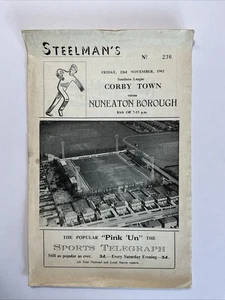 Corby Town v Nuneaton Borough; Southern League, 23rd November 1962 - Picture 1 of 3