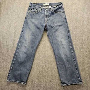 Pantalones de mezclilla vintage Levi's 529 para hombre 34x30 azul oscuro tiro bajo rectos descoloridos Y2K - Imagen 1 de 11