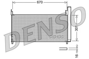 Condenser, air conditioning DENSO DCN50037 - Picture 1 of 1