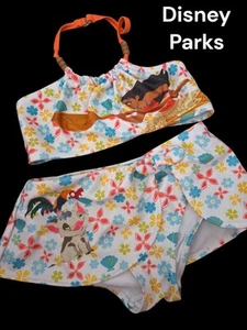 *0480 Disney Store Pocohontas Swim Suit  Gorls 7/8 - Picture 1 of 3