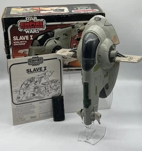 Slave 1 Boba Fett Star Wars 1982 Palitoy Original Box, Insert, Case & Stand - Picture 1 of 23