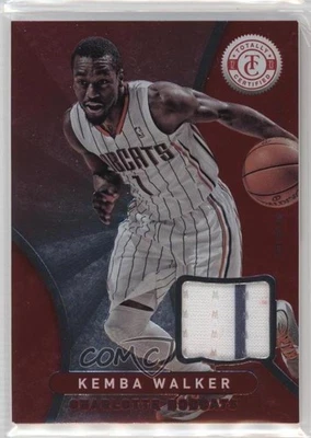 2012-13 Totally Certified Memorabilia Totally Red Kemba Walker #72 Rookie RC - Image 1 of 2