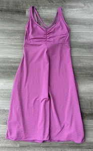 Reggiseno Prana taglia S rosa viola a righe vestito sportivo con spalline mensola - Foto 1 di 7