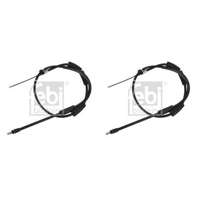 2X FEBI BILSTEIN Câble De Frein À Main Pour Jaguar X-Type CF1 - Photo 1/2