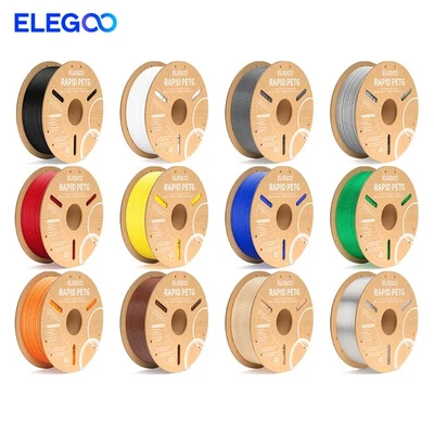 ELEGOO Rapid PETG Filament 1.75mm 1-10KG, High Speed 600mm/s 3D Drucker Filament - Bild 1 von 4