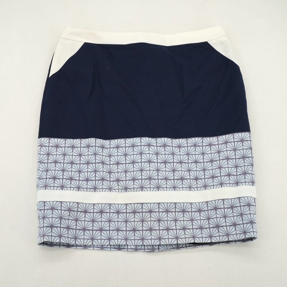 Halogen Women’s Color Block Geometric Pencil Skirt Size 10 - Image 1 of 4