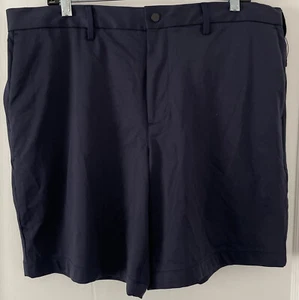 Banana Republic Luxe City Core Temp Shorts Mens Size 40 Navy Blue - Picture 1 of 4