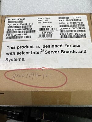Intel RMS25CB080 SAS/SATA 8 Port Integrated RAID Module NEW IN BOX (UP TO 5) - Image 1 of 4