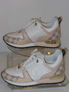 Louis Vuitton Run Away Sneakers Size 38/8 Women's Trainers Authentic W/ Box Lot - Picture 1 of 17