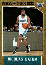2015-16 Hoops Gold #96 Nicolas Batum Charlotte Hornets