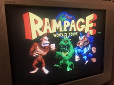 Rampage Midway Jamma Pcb Original (video)