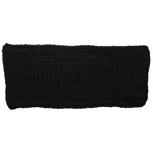 Diadema de lana negra tejida a mano - Imagen 1 de 5