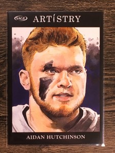 2022 SAGE Artistry - Silver #91 Aidan Hutchinson (RC)