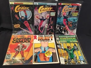 6 Comic Super-heroes Set 1-3 Comet & 3 #1s Green Lantern, C.Canuck & Man Of Rust - Picture 1 of 11