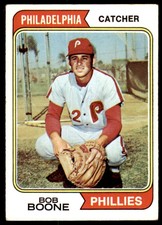 1974 Topps Bob Boone . Philadelphia Phillies #131