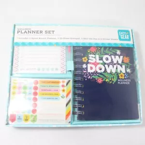 Pen+Gear Wellness Spiral Planner Set 4.75 In W X 7 In L New In Box Planner Pen - Picture 1 of 5