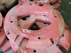(5) International Harvester Tractor Rear Wheel Weights 100 lbs Tag #706outs