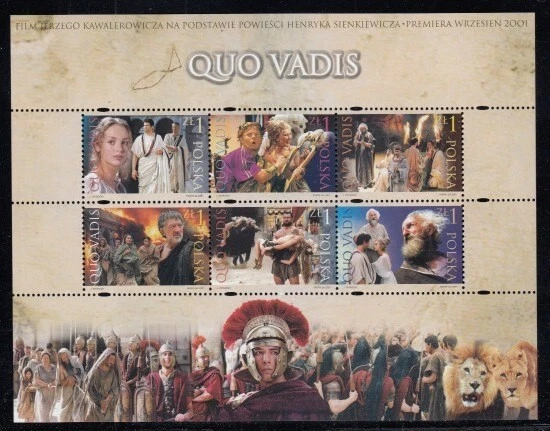 POLAND Jerzy Kawalerowicz "Quo Vadis" MNH souvenir sheet - Image 1 of 1