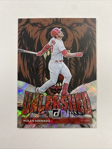 Nolan Arenado 2022 Donruss Unleashed insert Rapture parallel St. Louis Cardinals