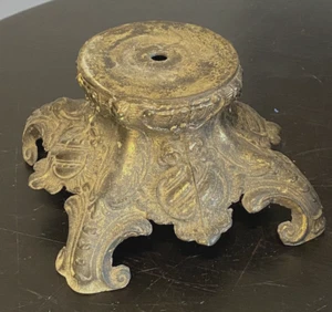 Vintage Metall Lampe Leuchte Sockelteil - Bild 1 von 12