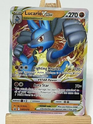 Lucario VSTAR SWSH214 SWSH: Sword & Shield Promo Cards Holo - Image 1 of 3