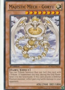 YUGIOH CARD MAJESTIC MECH - GORYU BPW2 EN018 1ST EDITION - Picture 1 of 1