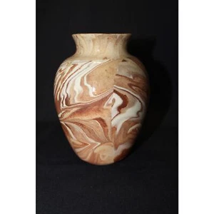 Vintage Emil Cahoy Marblestone Pottery Vase Colome South Dakata - Picture 1 of 7