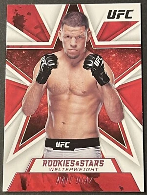 NATE DIAZ 2021 PANINI UFC CHRONICLES ROOKIES & STARS #88 Pink Parallel - Image 1 of 2