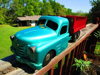 Vintage Structo Pressed Steel Dump Truck 20 INCHES LONG - Image 1 of 4