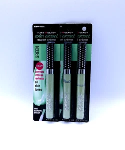 Lot/3 Hard Candy Color Correct Expert Creme Pro Blending Brush ~ Green ~ 0.17 oz - Picture 1 of 2